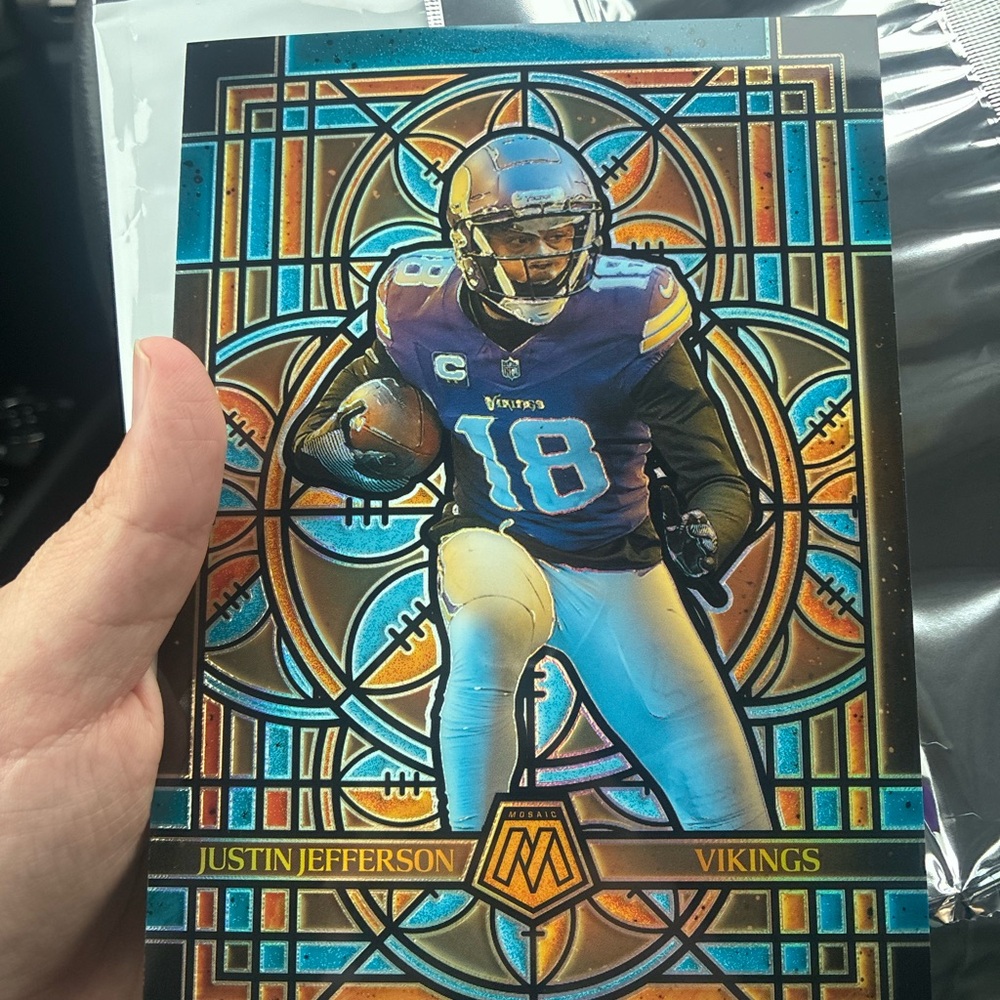 Justin Jefferson Exclusive Stained Glass 2025 Oversized